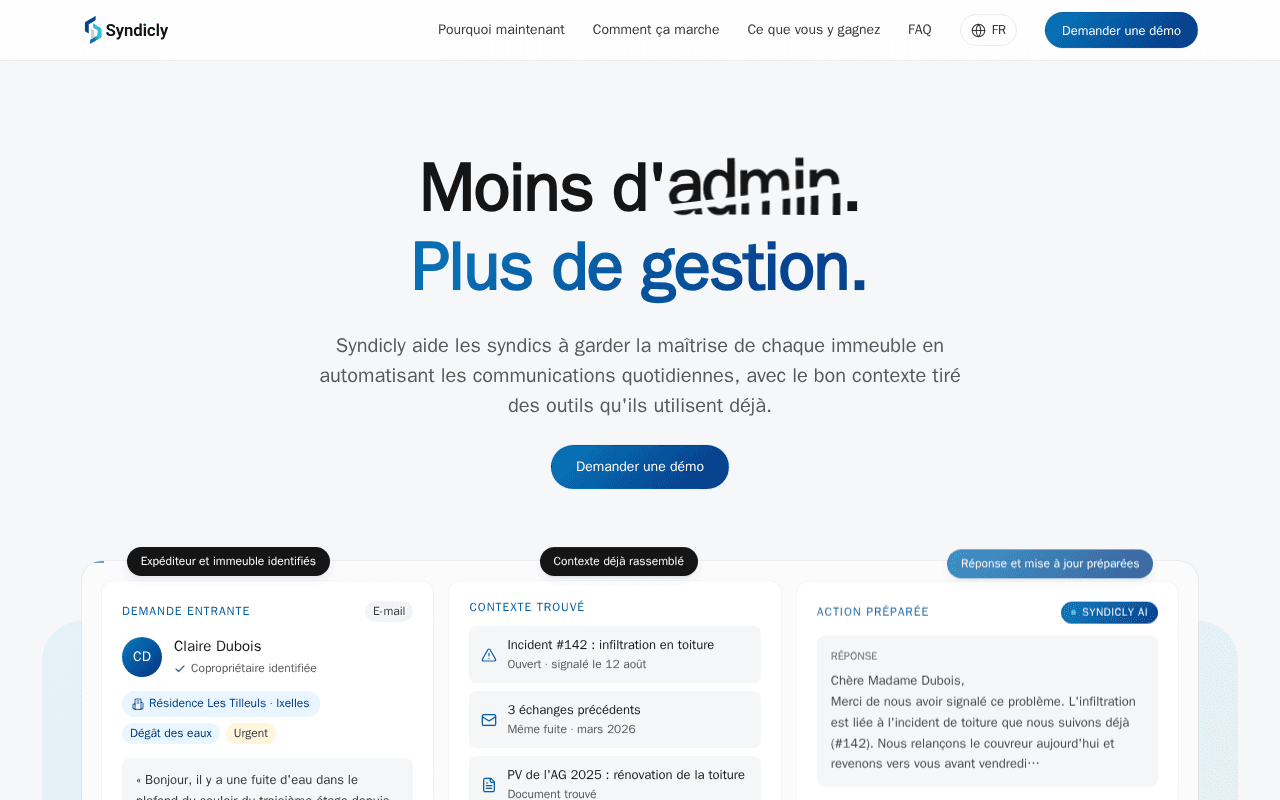 Screenshot of syndicly.ai