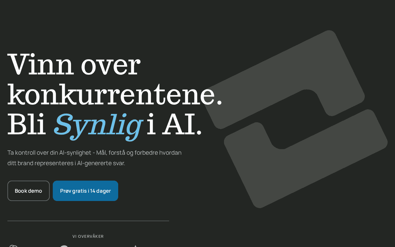 Screenshot of synlig.ai