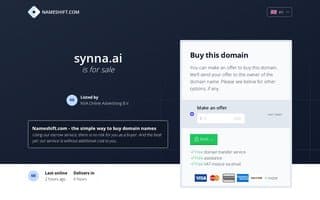 Screenshot of synna.ai