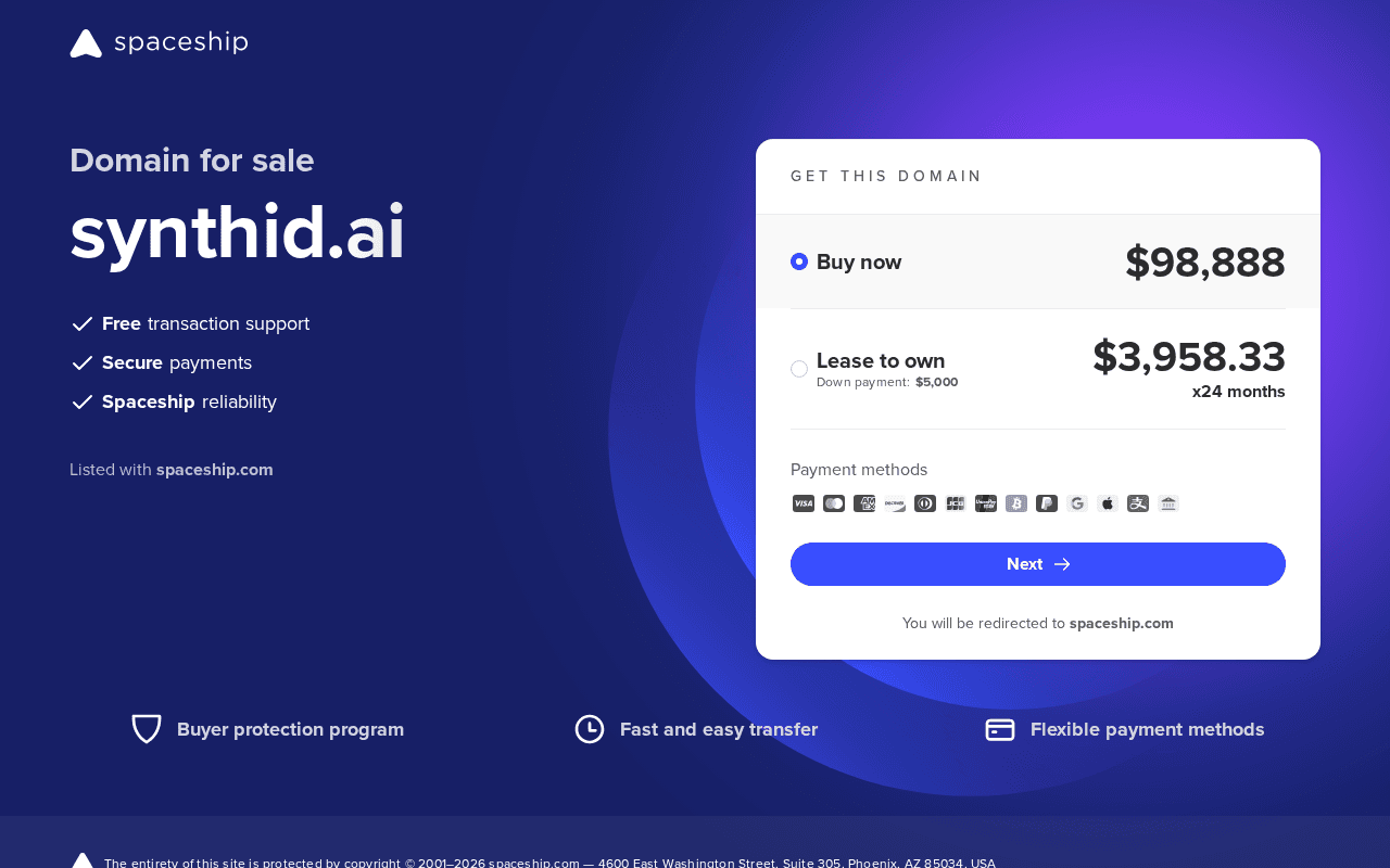 Screenshot of synthid.ai