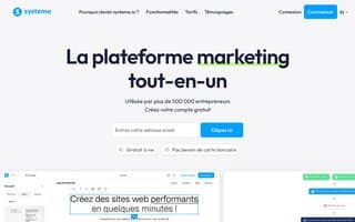 Screenshot of systemeio.ai