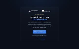 Screenshot of systemize.ai
