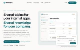 Screenshot of tablethis.ai