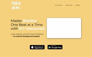 Screenshot of takadimi.ai