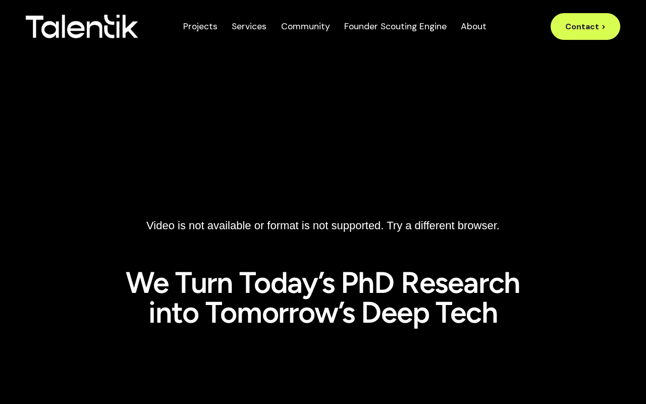 Screenshot of talentik.ai