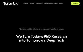 Screenshot of talentik.ai