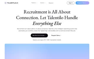 Screenshot of talentilo.ai