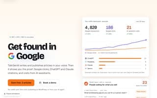 Screenshot of talkgen.ai