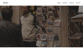 Screenshot of talksite.ai