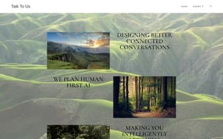 Screenshot of talktous.ai