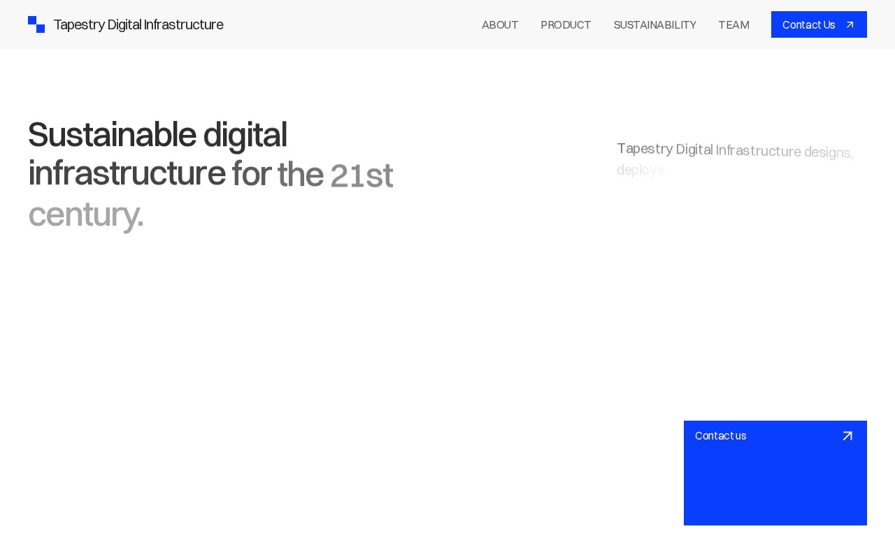 Screenshot of tapestrydi.ai
