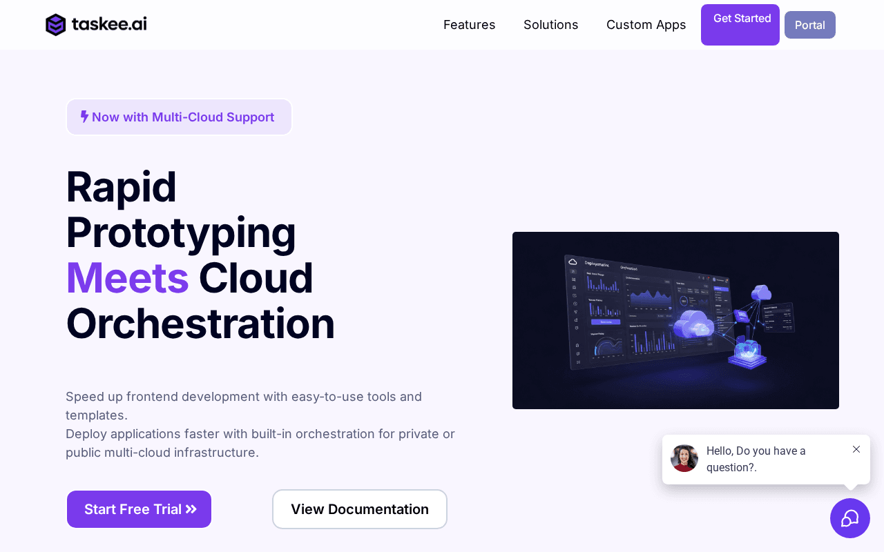Screenshot of taskee.ai