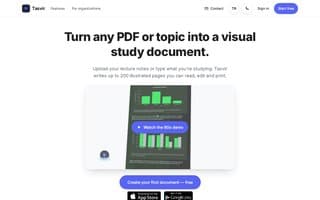 Screenshot of tasvir.ai