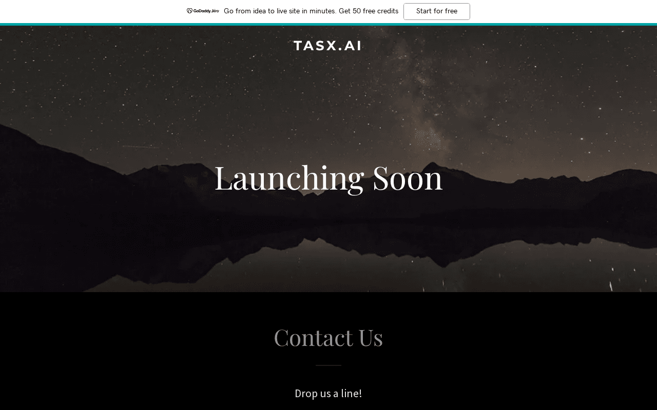 Screenshot of tasx.ai