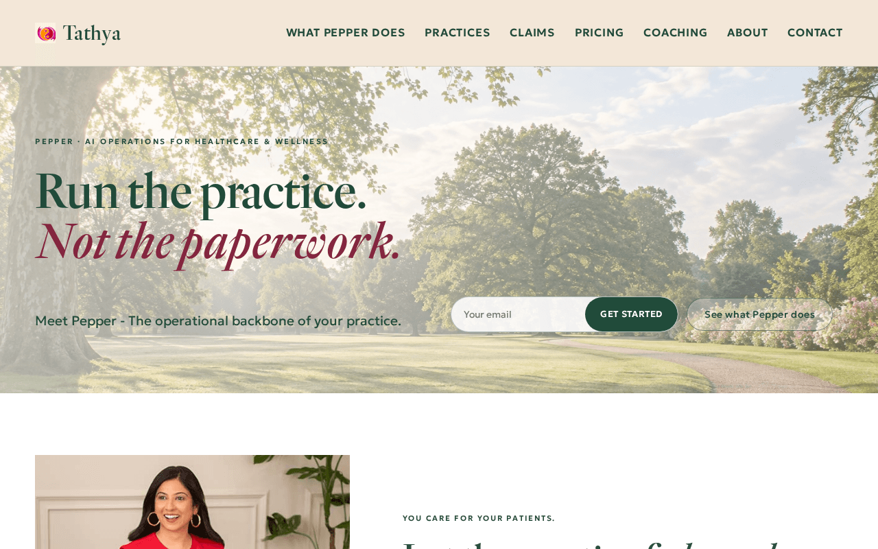 Screenshot of tathya.ai