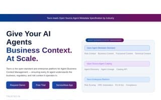 Screenshot of tavro.ai