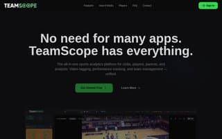 Screenshot of teamscope.ai