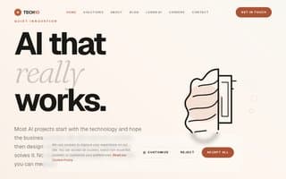 Screenshot of tech10.ai