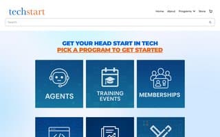 Screenshot of techstart.ai