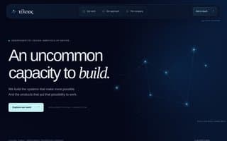 Screenshot of teleios.ai