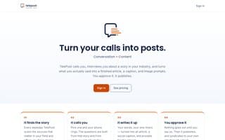 Thumbnail of telepost.ai