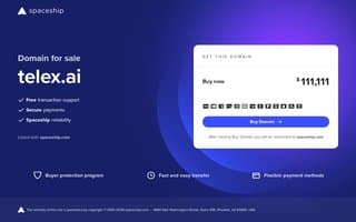 Screenshot of telex.ai