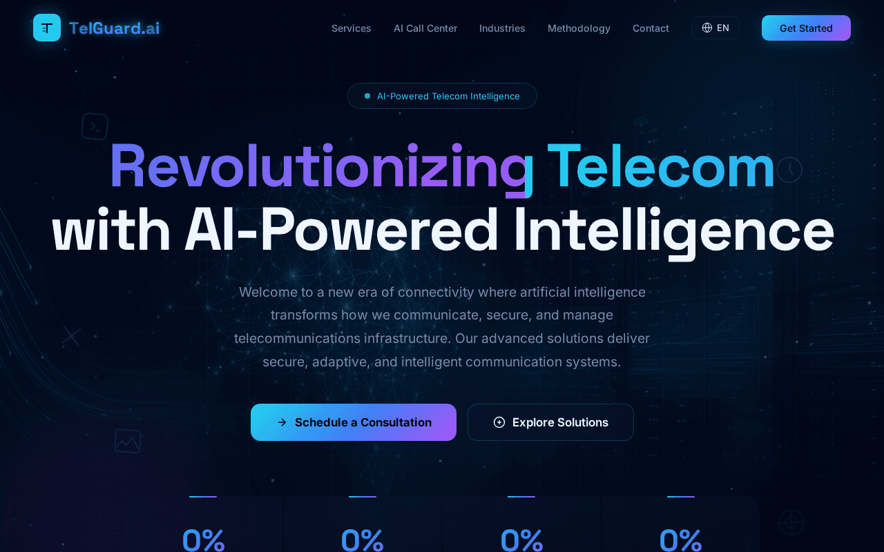 Screenshot of telguard.ai