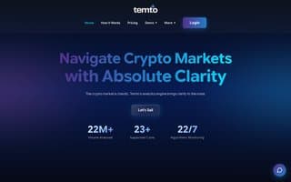 Screenshot of temto.ai