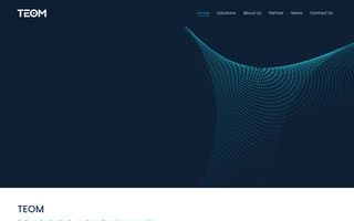 Screenshot of teom.ai