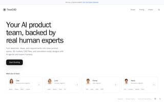 Screenshot of texocad.ai