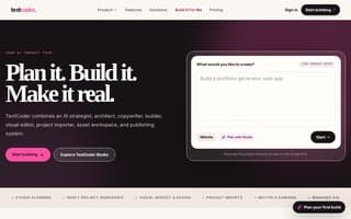 Screenshot of textcoder.ai