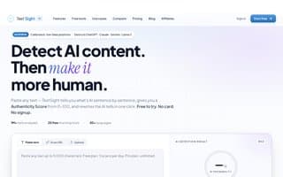 Screenshot of textsight.ai