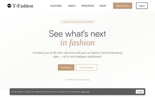 Screenshot of tfashion.ai