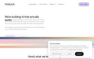 Thumbnail of thalius.ai