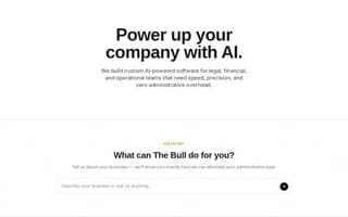 Screenshot of the-bull.ai