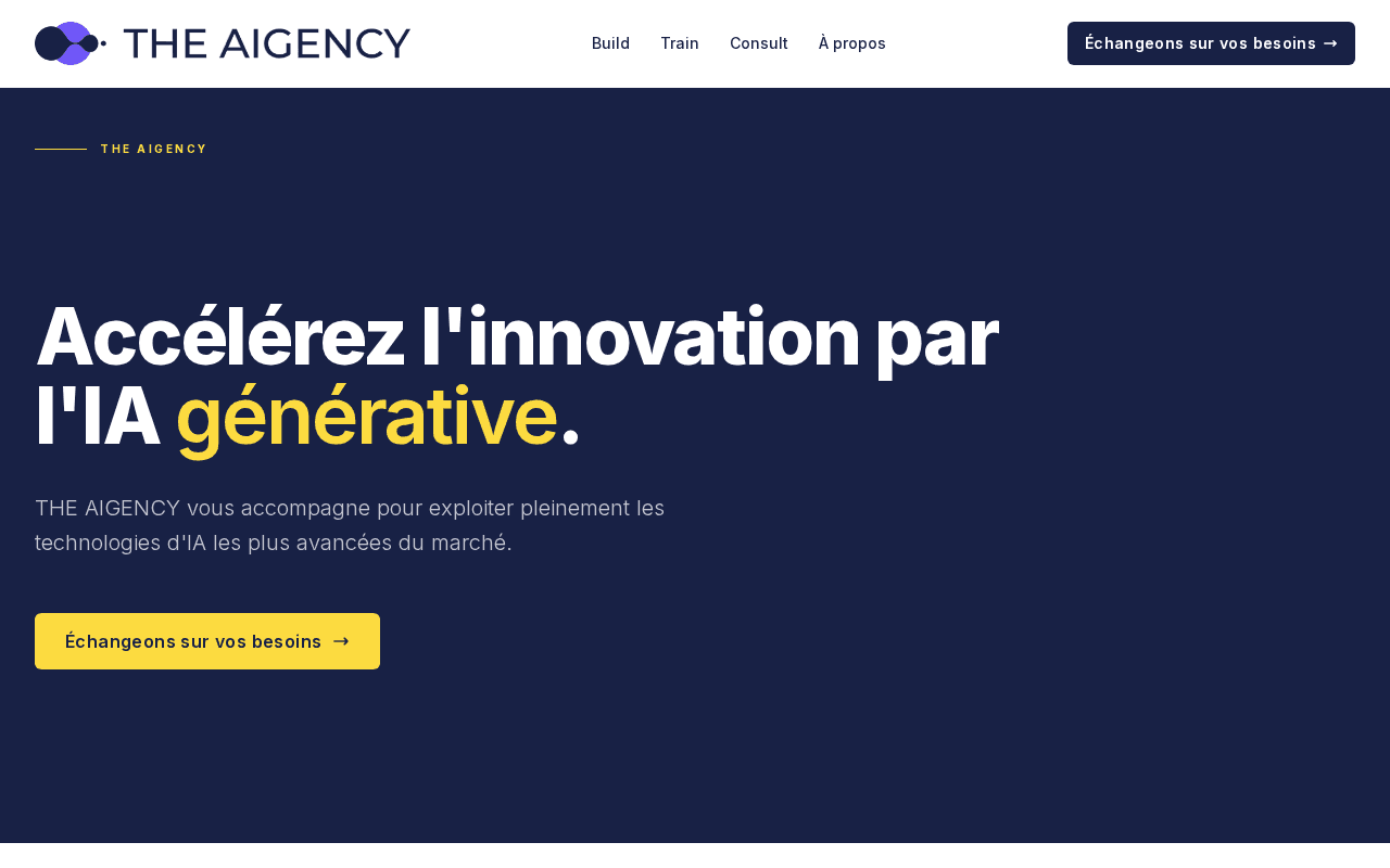 Screenshot of theaigency.ai