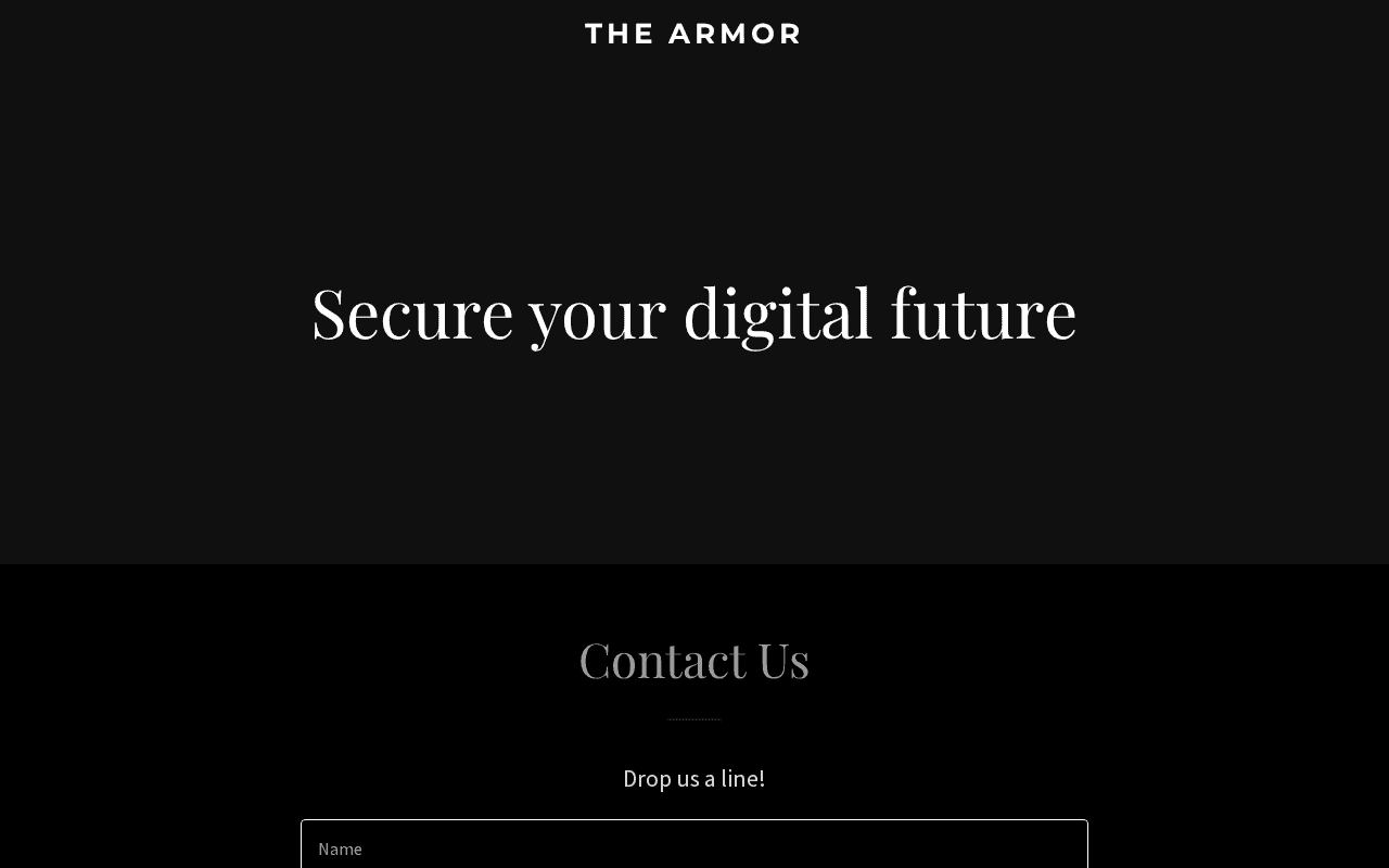 Screenshot of thearmor.ai
