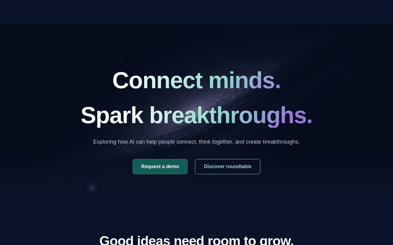 Screenshot of thebridge.ai