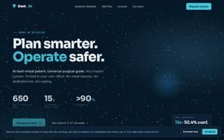 Screenshot of thedent.ai