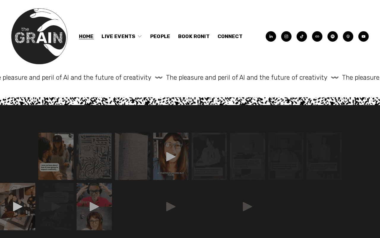 Screenshot of thegrain.ai
