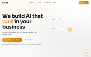Screenshot of thehexaa.ai
