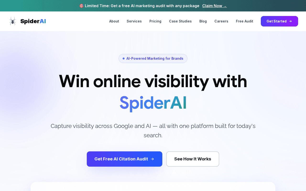 Screenshot of thespider.ai