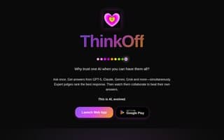 Screenshot of thinkoff.ai