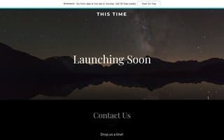 Screenshot of thistime.ai