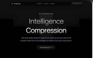 Screenshot of thought.ai