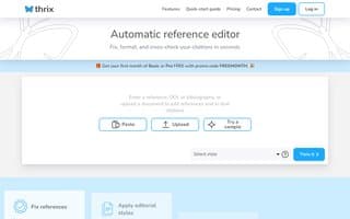 Screenshot of thrix.ai