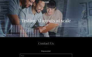 Screenshot of tickl.ai