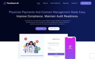 Screenshot of timesmart.ai