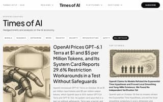 Screenshot of timesof.ai