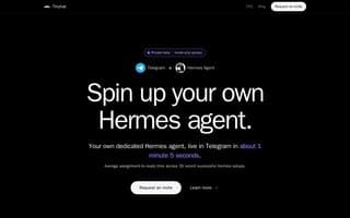 Screenshot of tinyhat.ai